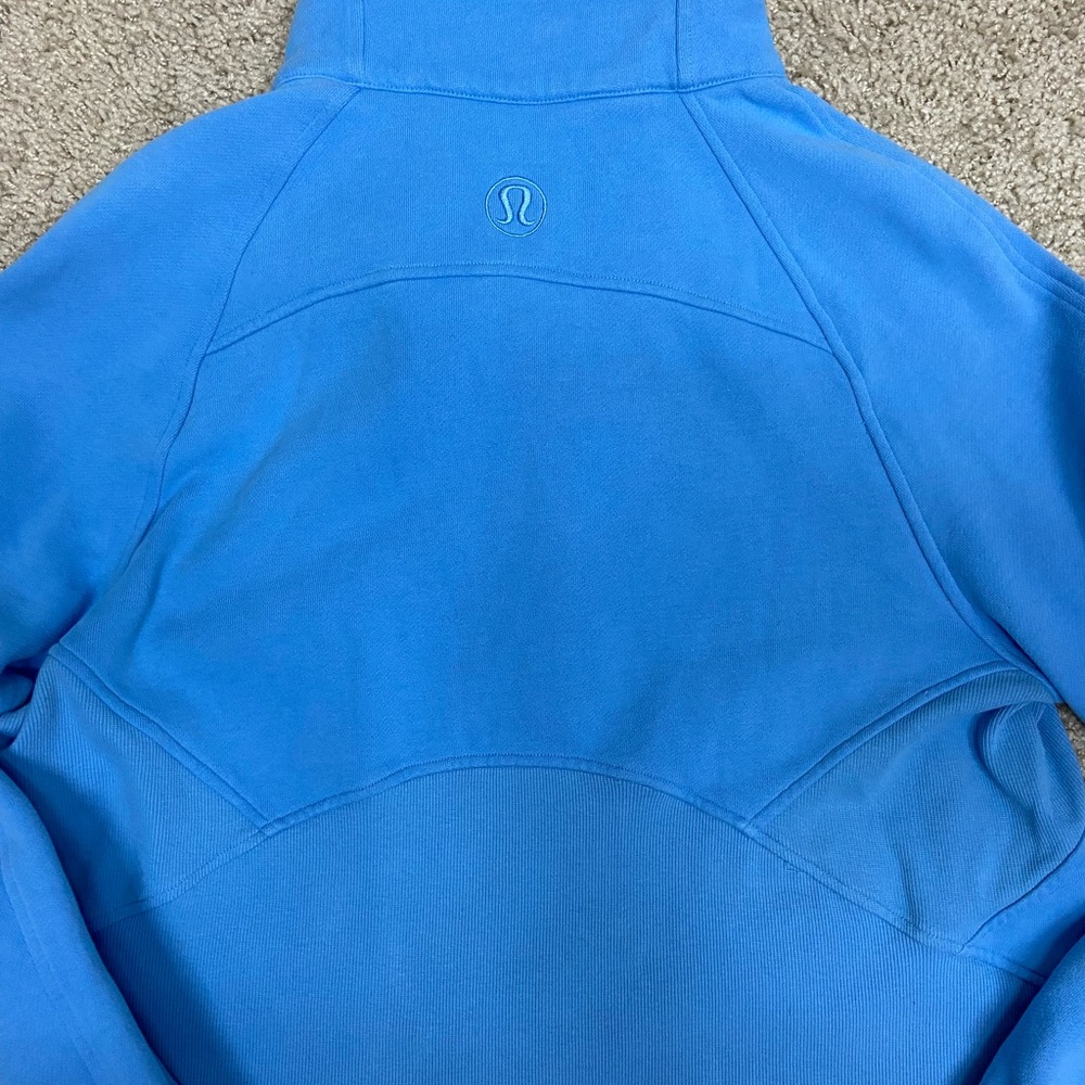 Lululemon scuba funnel neck aero blue - Picture 2 of 4